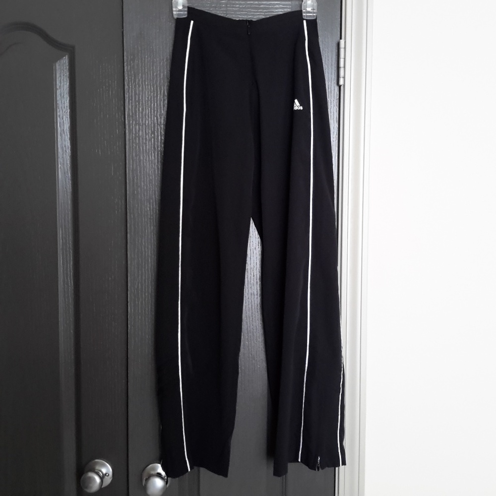 Adidas Track Pants High Raise Black XS - Picture 2 of 8